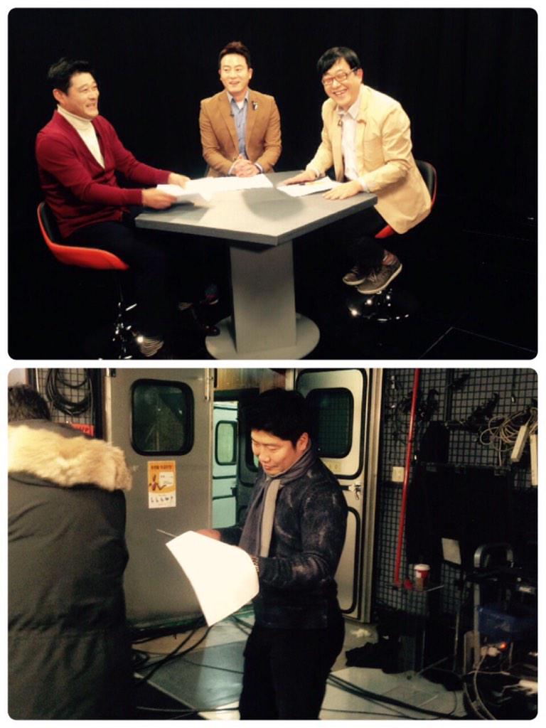 스튜디오에서는 스포츠투나잇의 새로운 코너를 녹화중입니다. 
이종범해설위원과 이석재PD가 출연합니다.
박재홍해설위원은 구경중입니다.