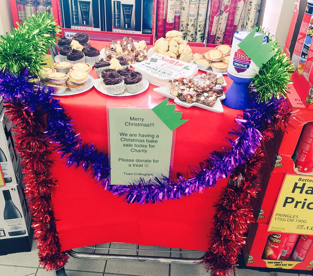 Christmas Bake Sale here in store today! Festive treats to raise money for a great cause <a href="/andyneedy/">αη∂γ</a> <a href="/JoeScoot/">JoeScoot</a>