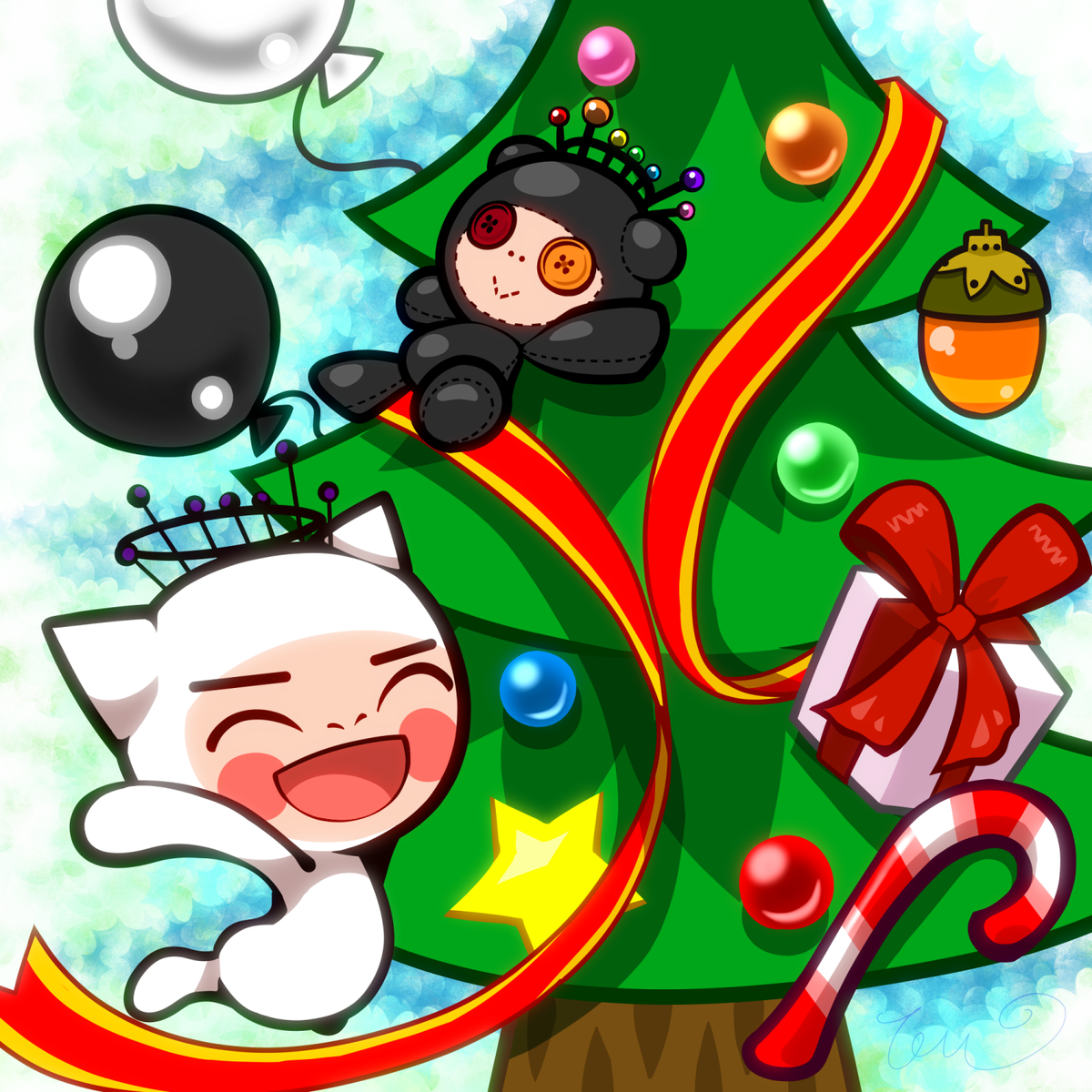 【電波人間のクリスマス2014】 てうさんのイラスト