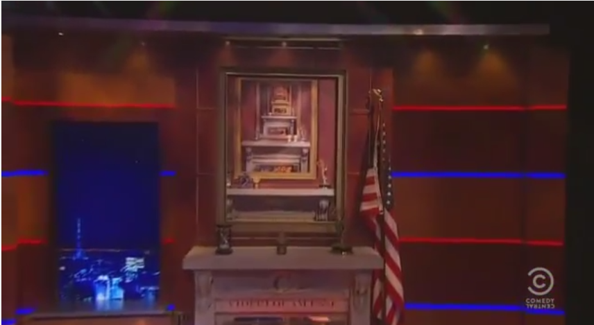 Rudo_Rampage's tweet photo. I was holding up okay till the empty portrait on the #ColbertReport.
#ColbertNationForever
#sniffles http://t.co/NTJCIYAFbn