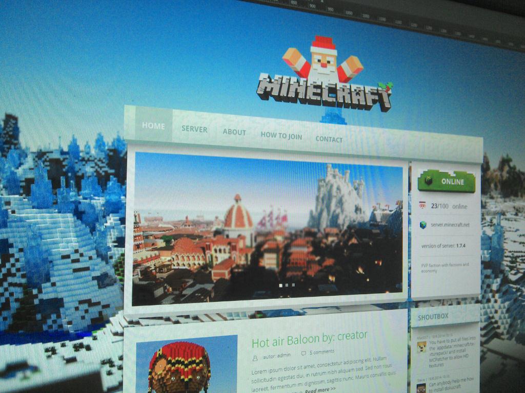 Magicrafttheme's tweet image. Christmas skin for Magicraft is almost ready. What do you think guys. Do you like it? #minecraft #magicraft #skin