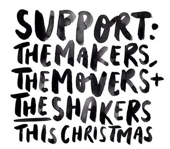 Last minute pressie shopping...why go to the malls? Support small business who are growing and transferring skills.