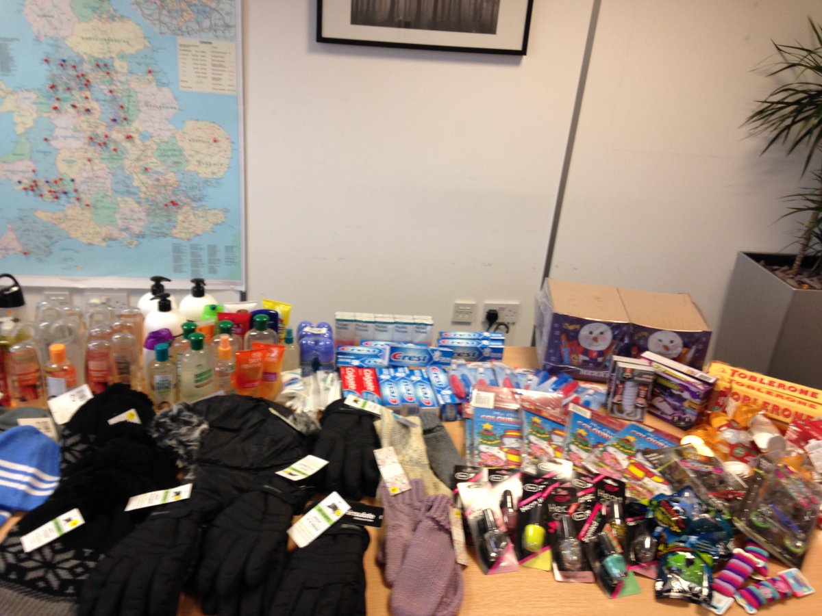 MaxUKnews's tweet photo. Thanks to all Remploy staff for raising £250 and donating gifts, toiletries, clothing and food for @action_homeless http://t.co/KSIenLzslH