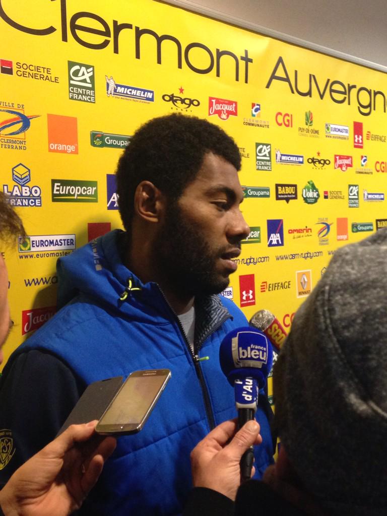 ASMOfficiel's tweet image. #NoaNakaitaci modeste sur son essai "j'étais bien placé, j'ai eu de la chance, le défenseur à glissé" #ASMCO