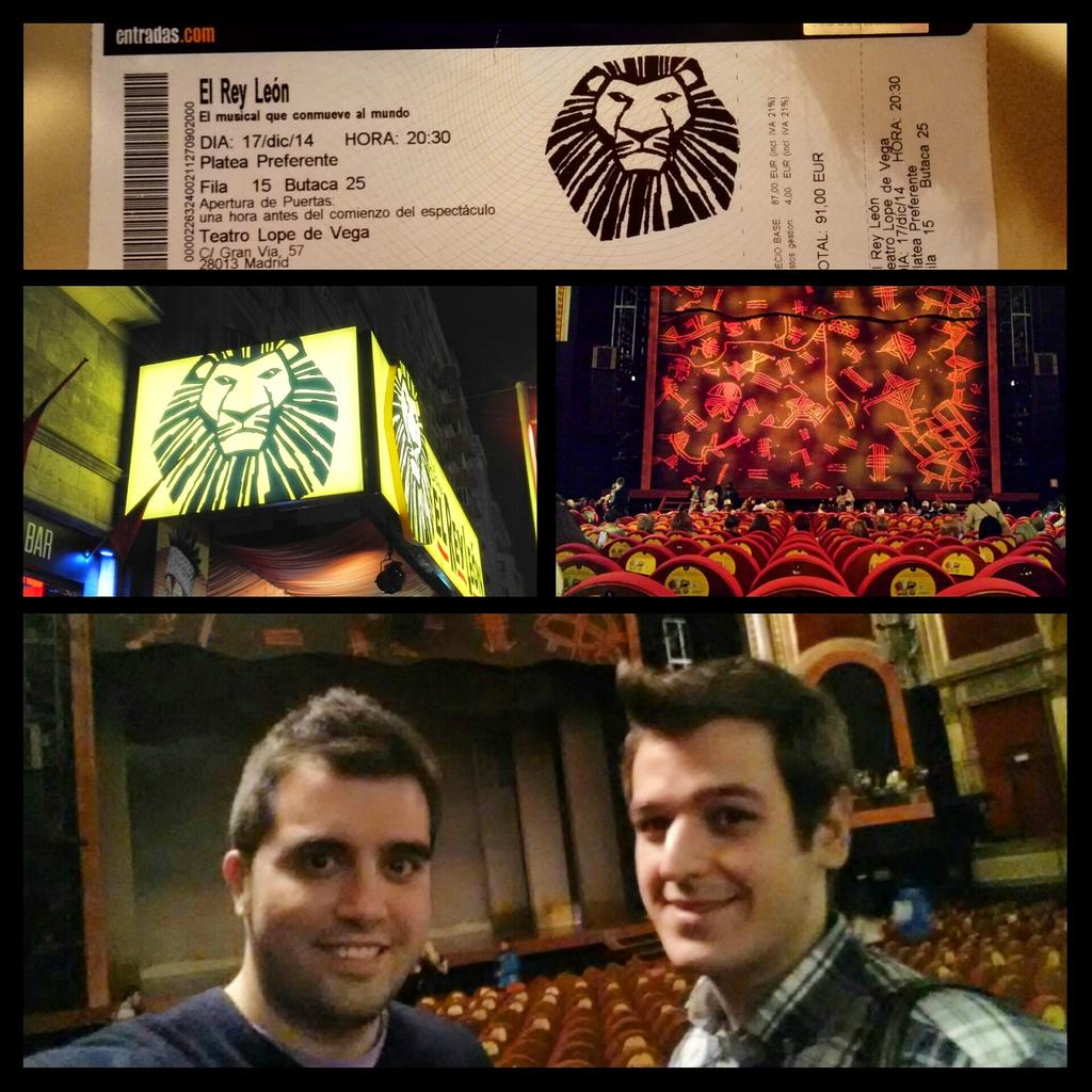 El mejor regalo que he podido tener. Gracias <a href="/_yelous/">Yelous</a>  😘❤
#reyLeon #lionKing
@ Teatro Lope de Vega