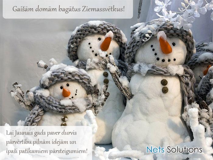 Priecīgus Ziemassvētkus un Laimīgu Jauno gadu! nets.lv