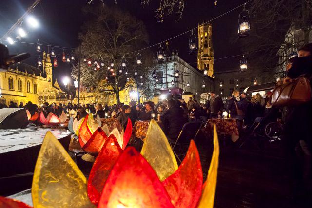 De tweede editie van het winterfestival Wintervonken komt er aan begin februari #straattheater #gezelligheid #brugge