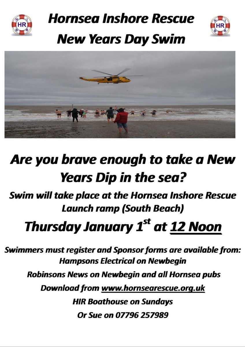 Still plenty of time to sign up for the New Years Day Swim. Blow those Christmas Cobwebs away.