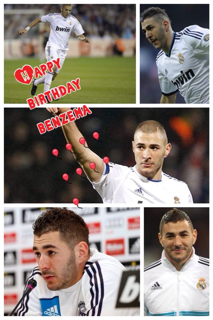 Happy birthday karim benzema  Karim benzema turns 27 today  
