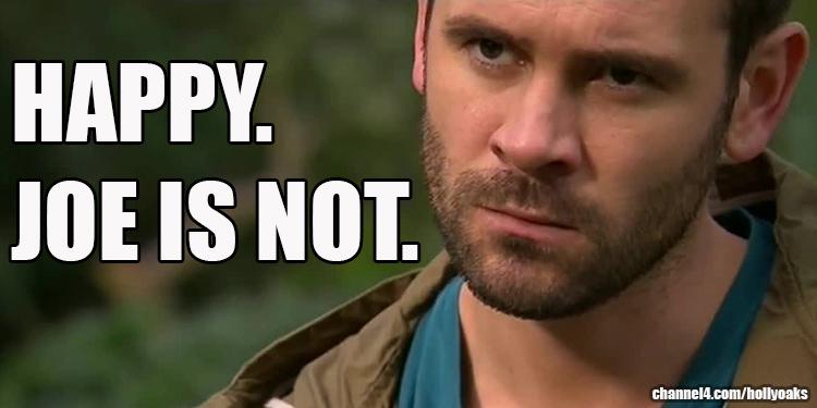 Hollyoaks's tweet photo. Uh oh Joe’s found THAT photo! #Hollyoaks http://t.co/mleGLq0p07