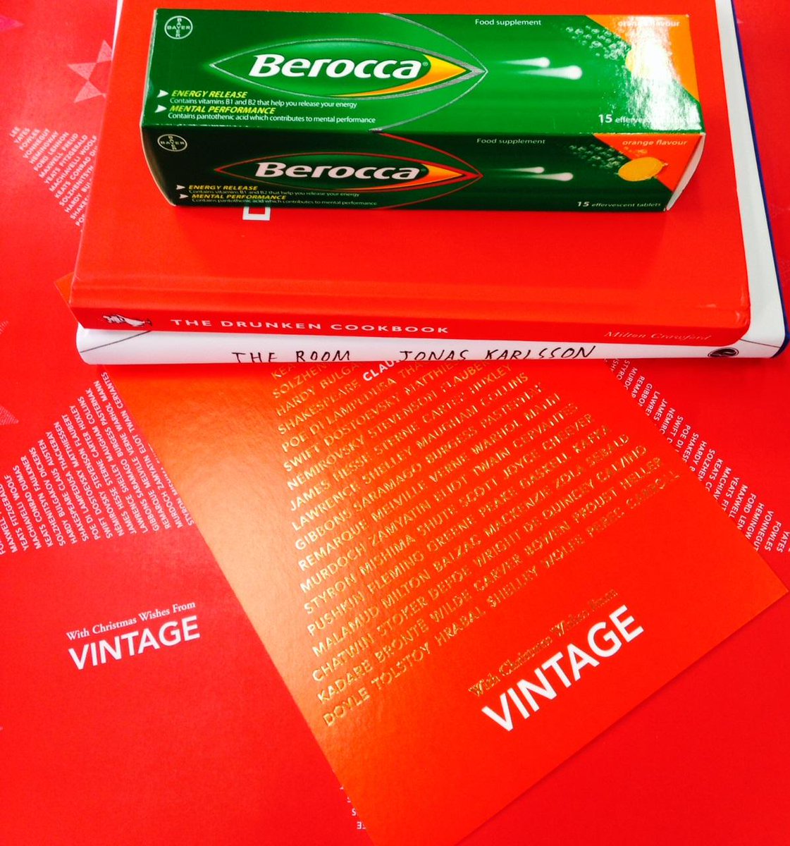 vintagebooks's tweet image. Tweet your Office Xmas Party embarrassing tales with #theroom for a chance to win a party survival kit this afternoon