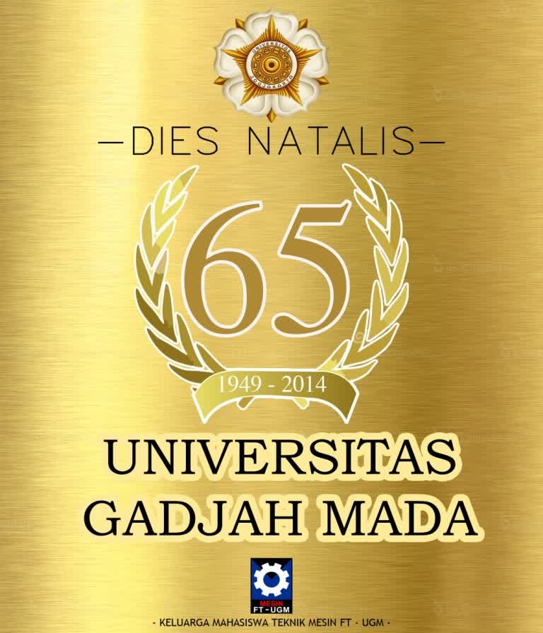 <a href="/UGMYogyakarta/">UGM</a> Selamat Bertambah Jaya UGM ke-65, semoga terus melahirkan generasi penerus terbaik Indonesia.