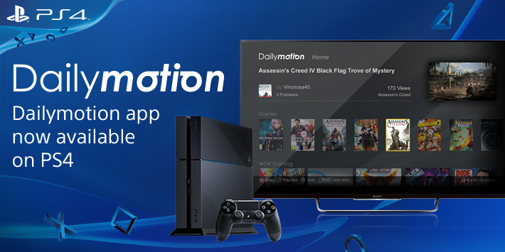 Europe Twitter: "The @Dailymotion app now available PS4. &gt; http://t.co/sQtsNmUnAw http://t.co/AzMBwC4bz3" / Twitter