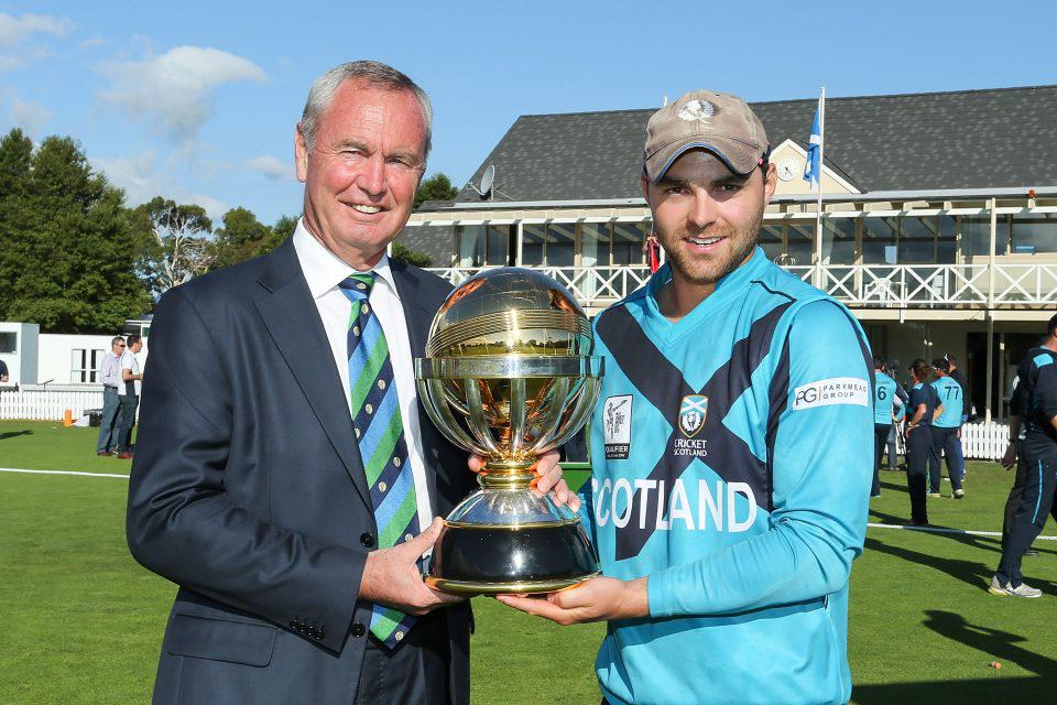 CricketScotland's tweet image. Excitement in the Scotland camp builds as @PrestonMommsen prepares for @ICC #CWC15. youtube.com/watch?v=AitCcy…