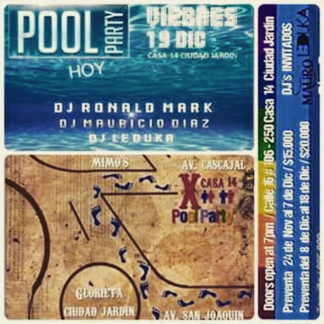 POOLPARTYTOUR1's tweet photo. Asi es....  Y se fue estoool @djmauriciodiaz @RONALDMARKDJ @YAMILOPEZ0414 @LaRedCaracol @QueensRadioWeb #poolparty http://t.co/Flr5k0vZCW