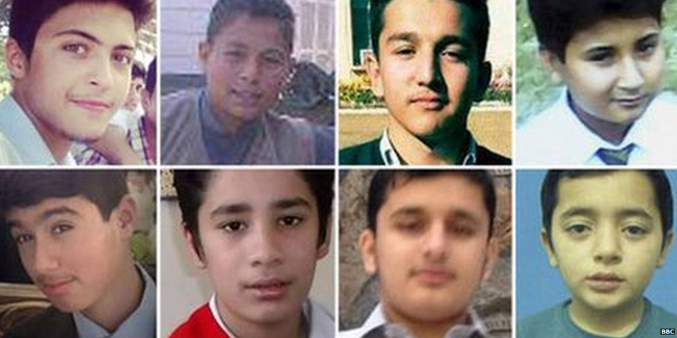 BBCWorld's tweet photo. A high achieving student, a teacher hailed as a hero - faces of the #PeshawarAttack victims http://t.co/yT70QCC19c http://t.co/VL12aYa0tb