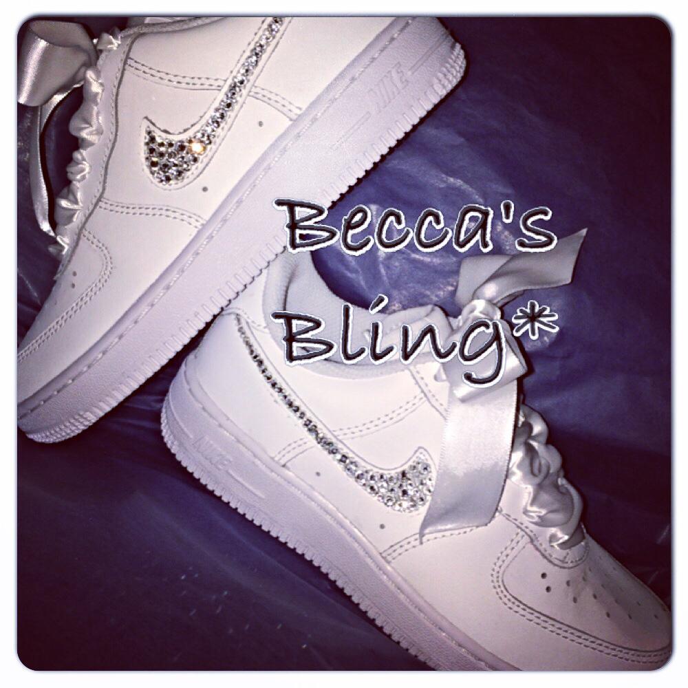 beccas_bling's tweet photo. #beccasbling #nike #swarovski #customised #sparkle #shine http://t.co/8zuHUmTBIm