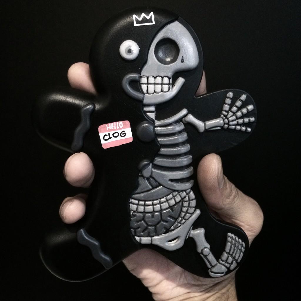 Mrclogtwo's tweet image. "Shadow Ginger"
2014
Acrylic on @gummifetus 's gingerbreadmen for @mightyjaxx 's Cookie Party Exhibition at FrontRow.