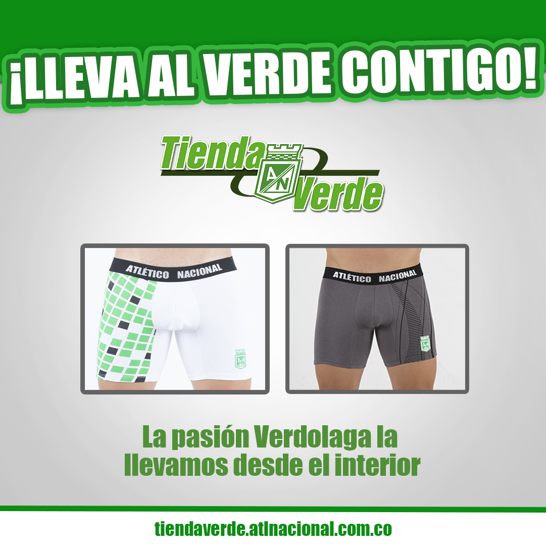 nacionaloficial's tweet image. Adquiere en nuestra #TiendaVerde virtual goo.gl/Yt3Drz y Tiendas Verdes los boxer verdolagas.