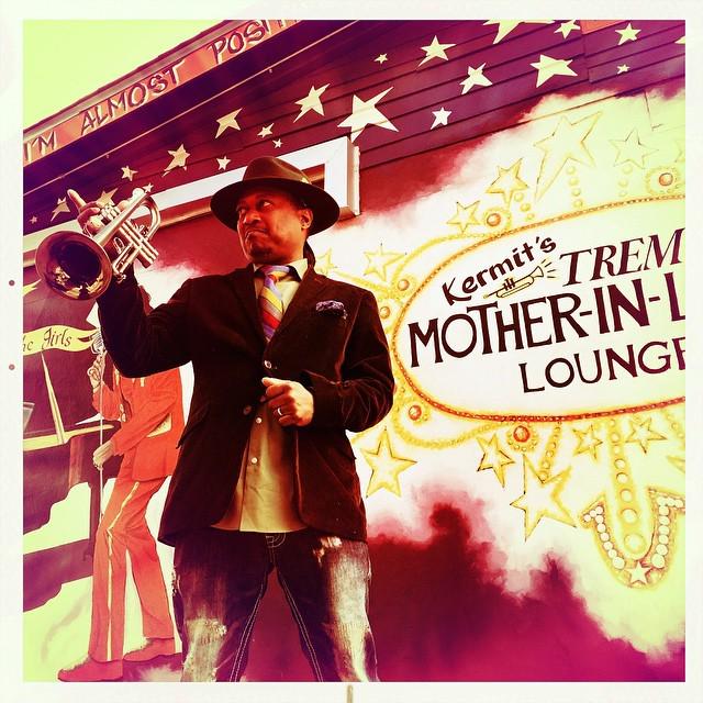 Happy 50th Birthday to Kermit Ruffins. Stay spry, 