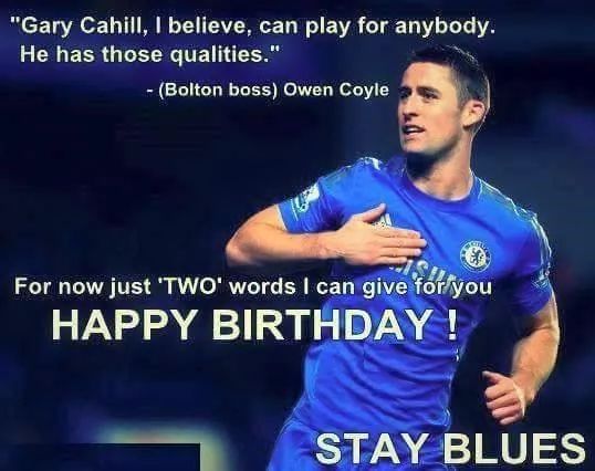Dulu masa first-2 Cahill masuk chelsea, semua taksuka dia. Sekarang dia dah buktikan.
HAPPY BIRTHDAY GARY CAHILL! 
