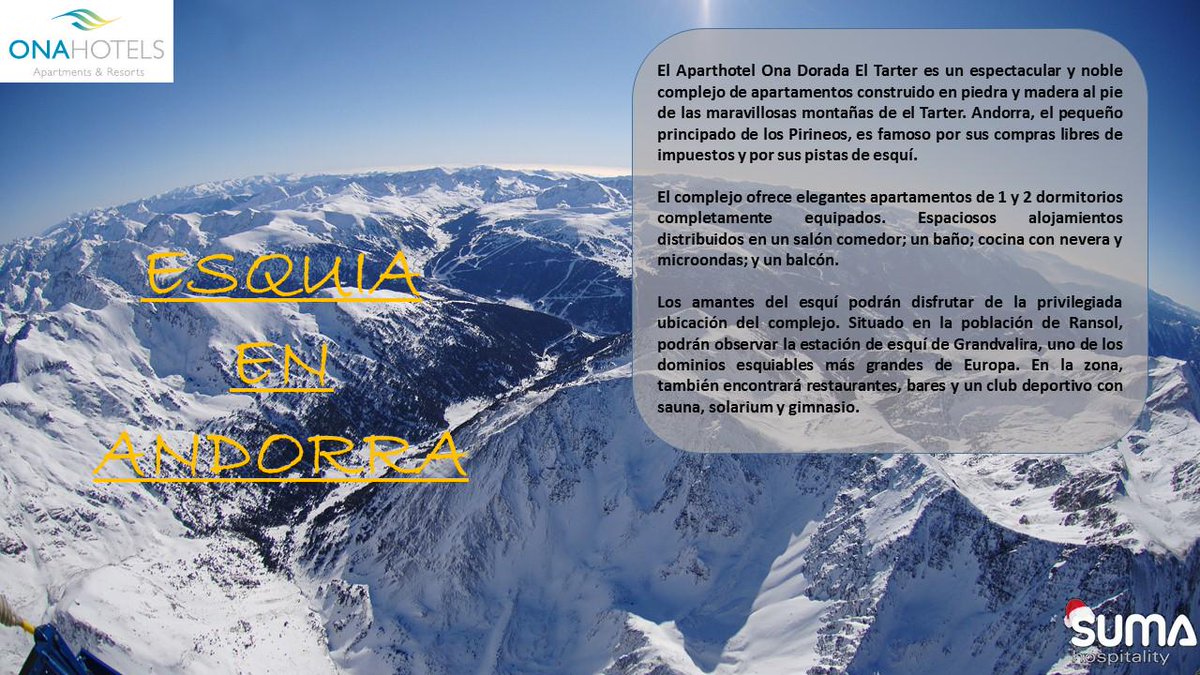 sumahospitality's tweet photo. ¿ Quieres esquiar en Andorra este invierno ?

- http://t.co/MhK6Y9vKCc http://t.co/wnZ2rKyZ0y