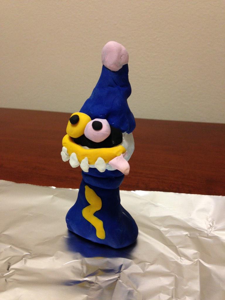 jimgrueistweet's tweet photo. I made this sculpey of Pooza last night. Starting to miss animating the little guy....#Pooza #KingStarKing #KSK http://t.co/XLaCsTIe8G