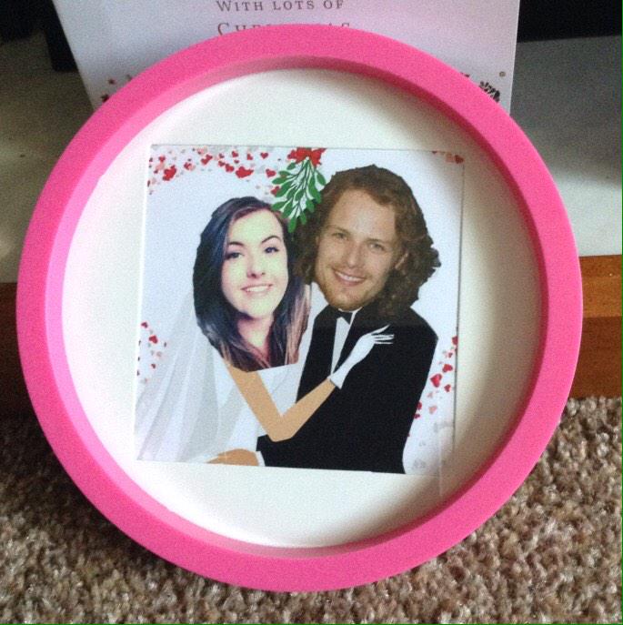 eharve30's tweet photo. @greig_rachel @Outlander_Starz @SamHeughan
Best Secret Santa present ever! #advancedhistory http://t.co/l2C4GkXCA4