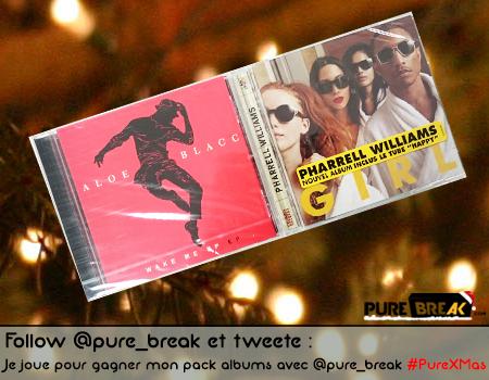 VolumLeMedia's tweet photo. Le concours continue ! Follow + tweete : 'je joue pour gagner mon pack albums avec @pure_break #PureXMas' ! #concours http://t.co/EVwsPooREC