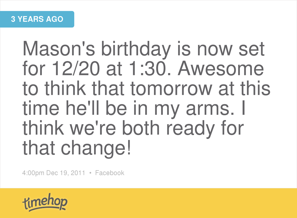 Jenner4's tweet photo. How crazy fast time flies. Tomorrow we celebrate Mason, our baby, turning 3! I now understand why my Mom was alwa... http://t.co/II0eRfKsGp