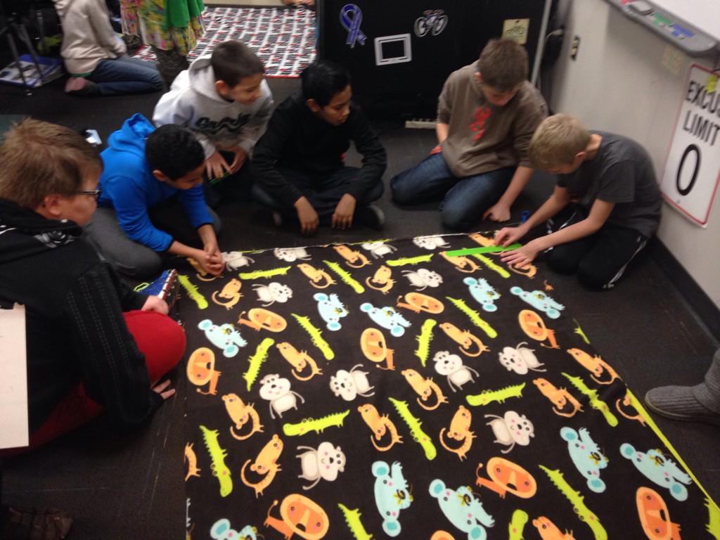 pschlaegel's tweet photo. 6th @GranbyGators making blankets for Children's Hospital... #learningvirtues #servicetoothers #ForWorthington http://t.co/RvxLYDoHVh