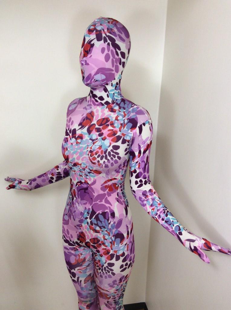 ツルスベゼンタイ光沢イエロー ゼンタイ 全身タイツ