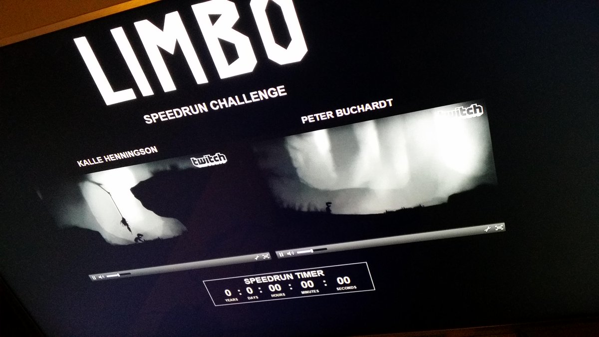 pixelmager's tweet photo. Starting at 15:30GMT, the Playdead LIMBO Speedrun Challenge: Old QA vs new QA . Streams here: http://t.co/LpSI2VN6FO http://t.co/iO4qHp8fzD