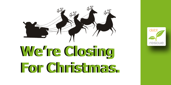 DebtRescueUK's tweet photo. We are closing for #Christmas at midday on Wednesday 24th December and re-opening on Monday 5th January @UKBusinessRT http://t.co/KWoXmFyMRD