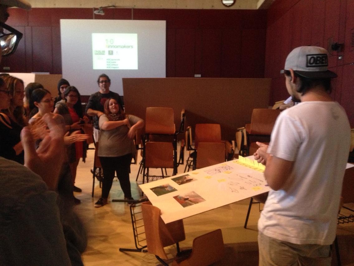 crisabe1's tweet photo. Interesantes jornadas, gracias a todos "@hg_nieves: Resultados!!! @EASDGC @IncubeGC @SPEGC #innomakers #FABlabs http://t.co/P3QQov2rHi" :)