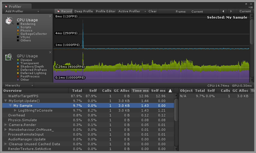 UnityReady's tweet image. Use profile samples to label your code in #Unity3D profiler. goo.gl/lTMw2g
