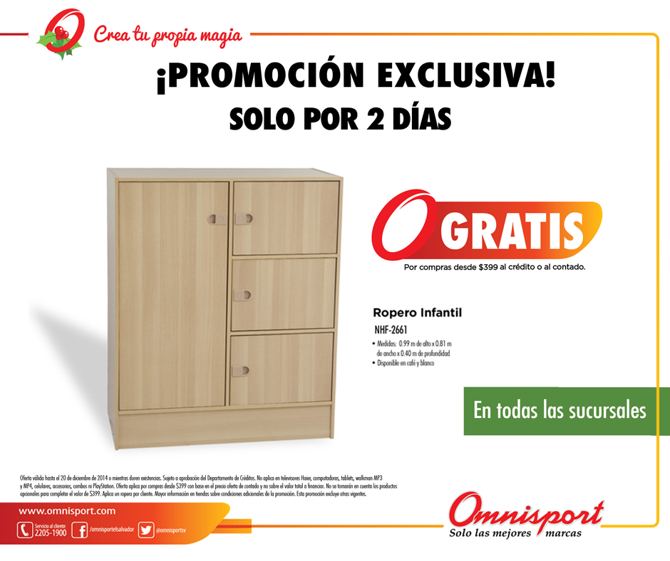 omnisportsv's tweet photo. ¡Ven a #Omnisport! aprovecha nuestras #OmniOfertas  y encuentra #ElMejorRegalo para esta Navidad. http://t.co/c8gviArdbB