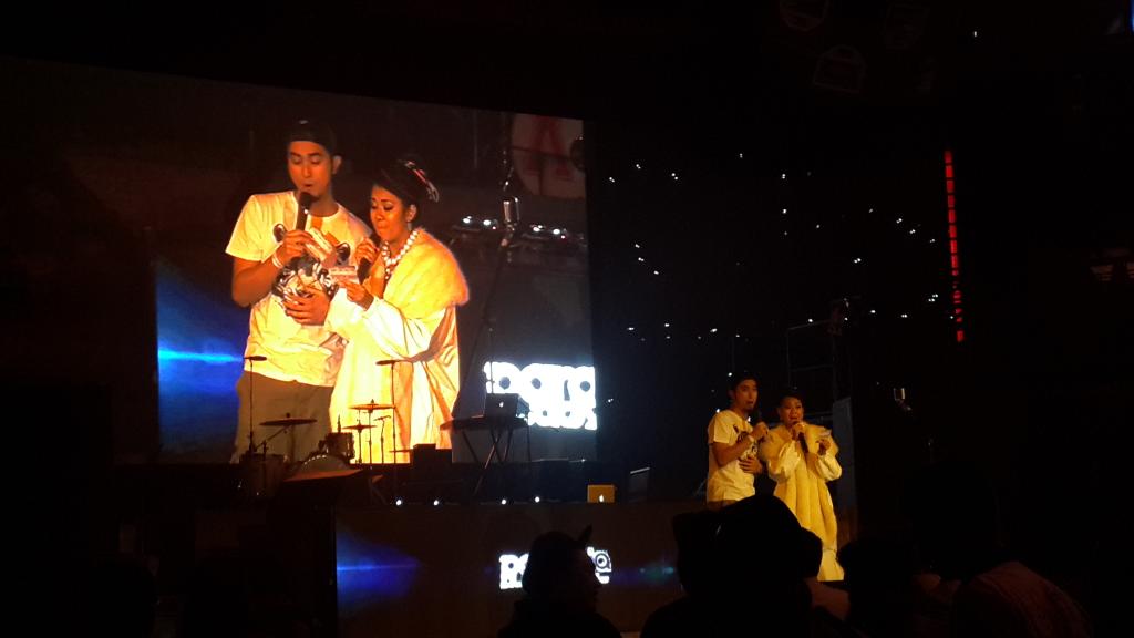 TRL_Jakarta's tweet photo. . @winkywiryawan & Tatis Boom bacain nominasi Serial Event&Club OTY #PA2014 #FiestaParanoiaAwards2014 @FiestaCondoms http://t.co/HDOg4bggXI