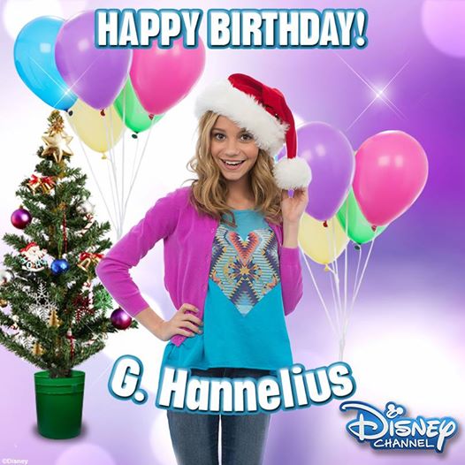 HAPPY BIRTHDAY G. HANNELIUS! Leave your birthday message for G bellow 