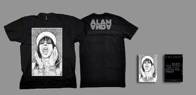 Coming soon bundle t-shirt + cassette of Palembang furious hardcore punk trio <a href="/ALAMANDALAM/">ALAMANDA</a> by <a href="/RAWROCKARTWEAR/">RAW</a>