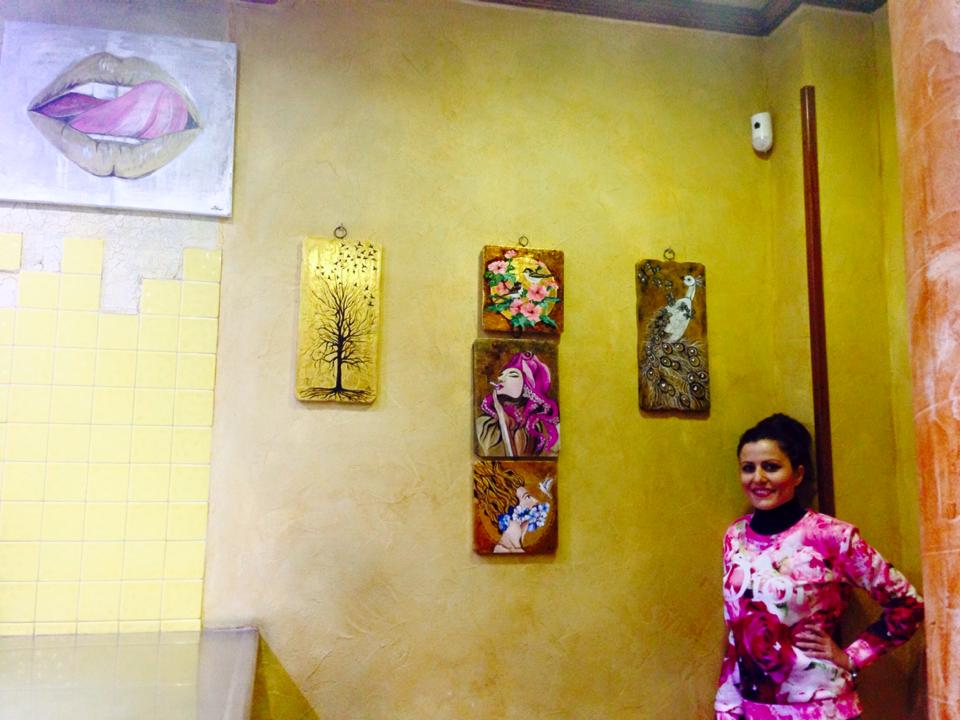 Exposición "Naturalezas de Mujer" de <a href="/AnToniaBlaya/">Toñi Blaya</a> en Marisquería Gran Vía. Mula. 19 de diciembre al 25 de enero