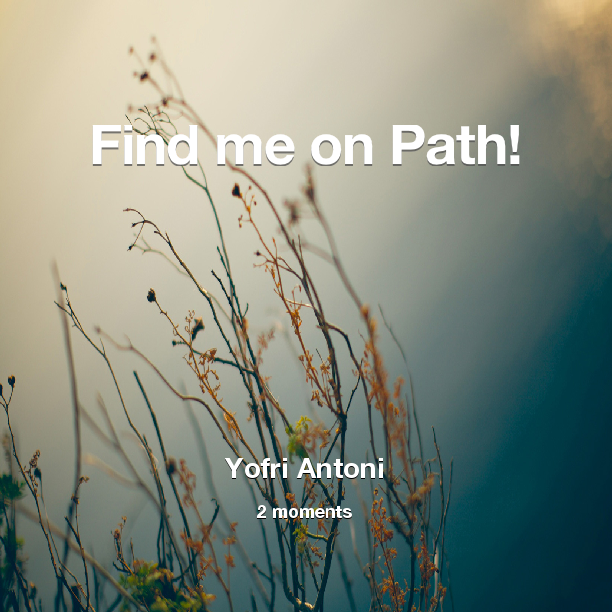 yofriantoni's tweet photo. Find me on #Path now! Go to: http://t.co/EbRYIt0sJo! #thepersonalnetwork http://t.co/w2Ozlh8UT7