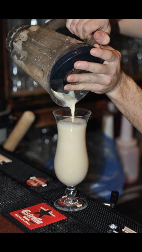 Cocktails are being poured...