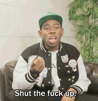 TeedoMahoko's tweet photo. When someone you don't like is talking http://t.co/y63I9lLnpU