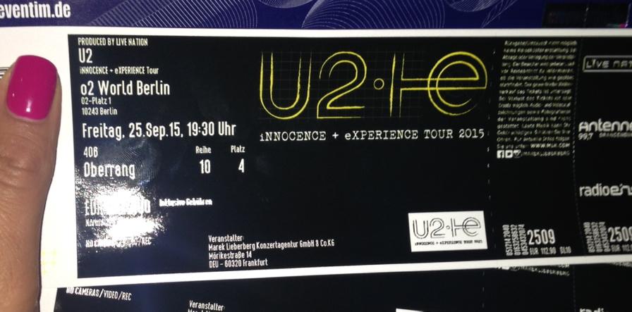 Beata__Ka's tweet photo. Bilety na koncert #u2 wyglądają tak 😍😍😍 http://t.co/ICCDU4V4Hj