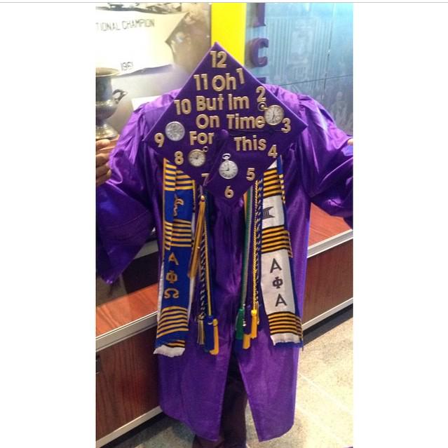 EtaNuQueens's tweet photo. He did it!!! Congrats again to @ChrisRBattle on his accomplishment!! @EtaNuQueens love youuuuu! 💜💛🎓 http://t.co/cr8ylO1TQ4