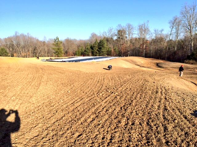Sod around green complexes, fairways drilled with seeds!! Can't wait for the spring!!