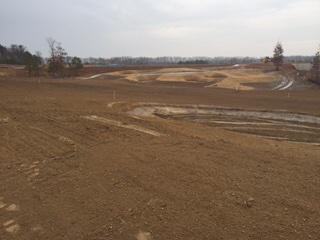 CutalongVA's tweet photo. Sod around green complexes, fairways drilled with seeds!! Can't wait for the spring!! http://t.co/wUYybbIk2u