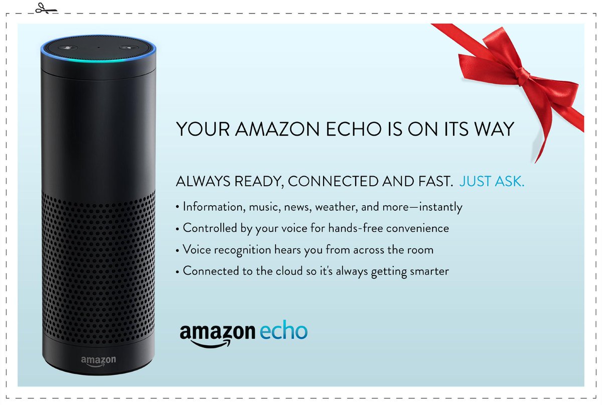 Finally the day has arrived - my echo is on it's way! 

<a href="/AmazonEchoFans/">Amazon Echo Fans</a> #AmazonEcho #Amazon
