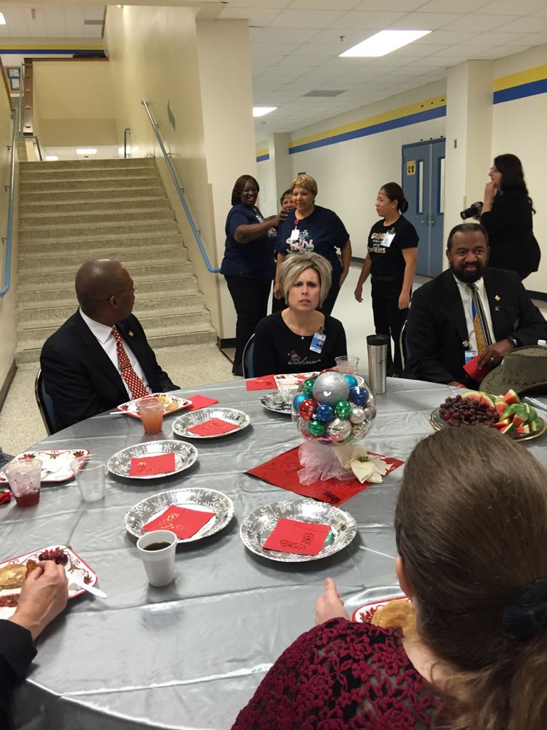 DueittEagles's tweet photo. Special #shoutout to our Superintendent, Board, and Cabinet for coming! #4excellence #DUEITT http://t.co/O4DIYdzLDe